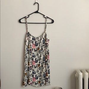 Reformation Lindsay Dress in Comic Print